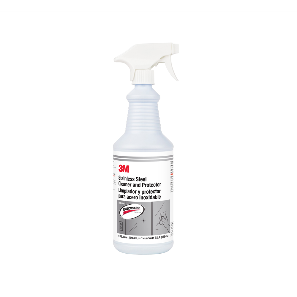 3M™ Stainless Steel Cleaner & Protector with Scotchgard™ (1 qt., 6/Case)